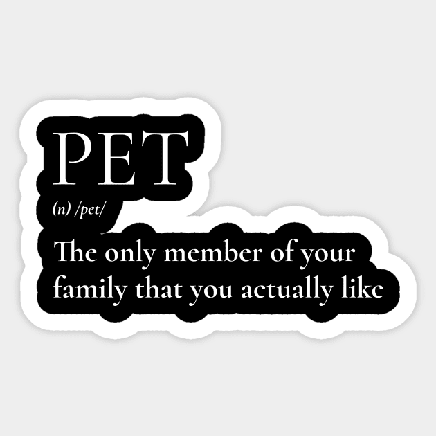 Pet Family Member Sticker by Lasso Print